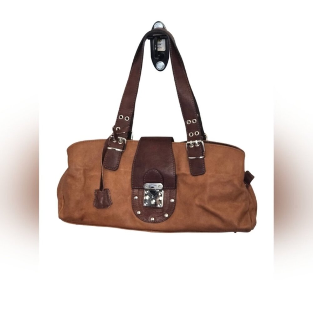 Vera Pelle Made In Italy Buttery Soft Purse Satchel Western Quiet Luxury